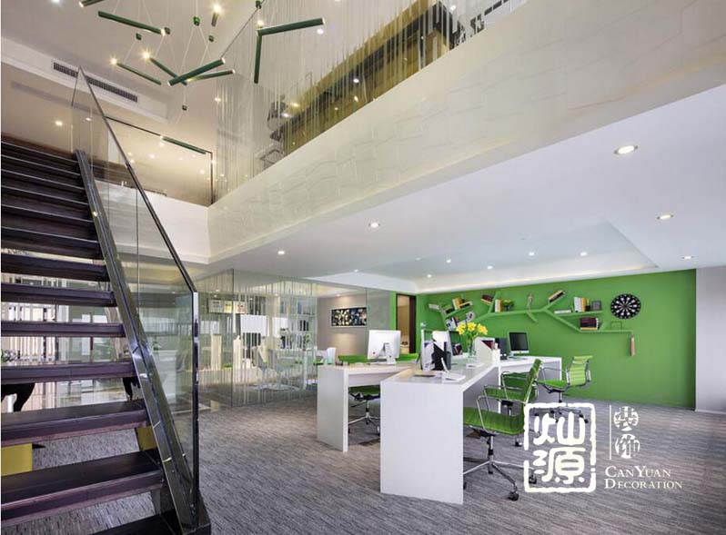 南寧創(chuàng)意辦公空間設(shè)計(jì)之LOFT辦公室裝修案例賞析-燦源裝飾