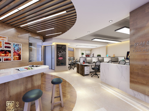 創意辦公空間裝修設計-吧臺 創意辦公空間裝修設計-吧臺