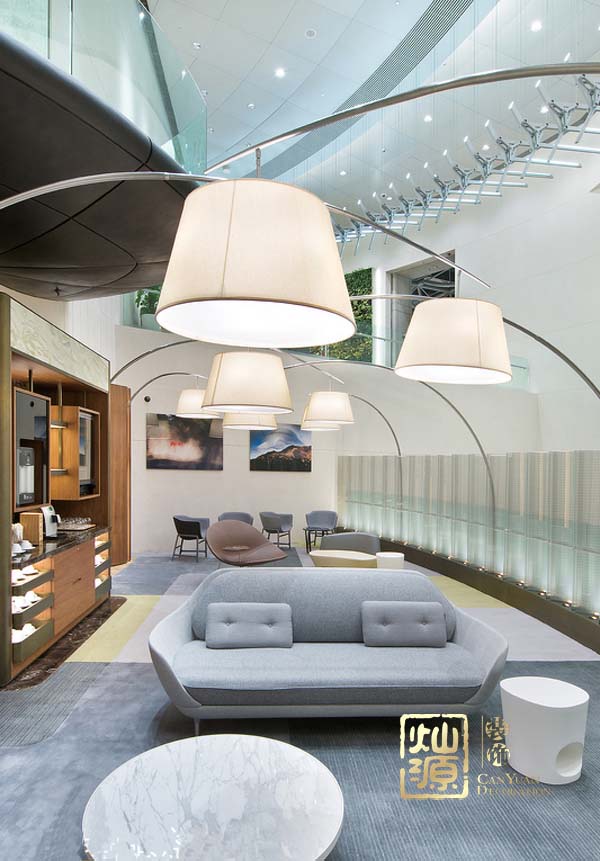 海爾青啤聯(lián)合廣場南寧金融行業(yè)辦公室裝修案例賞析