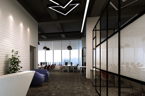 寫字樓裝修實景圖 寫字樓裝修實景圖