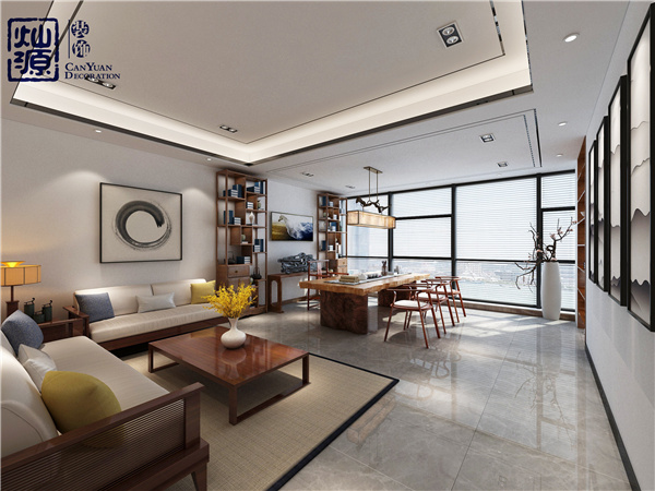 辦公室裝修中式風(fēng)格效果圖 辦公室裝修中式風(fēng)格效果圖