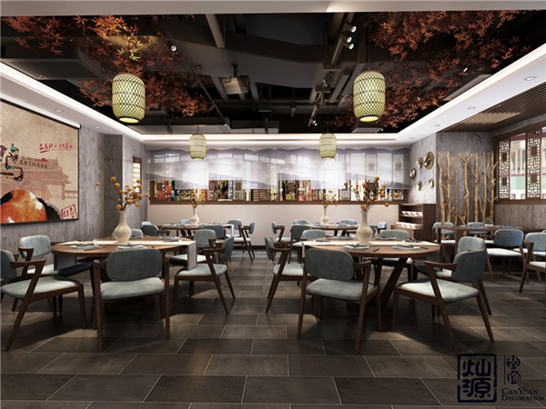 中式餐廳設(shè)計裝修效果圖 中式餐廳設(shè)計裝修效果圖