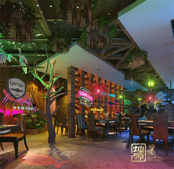 主題餐廳設計裝修效果圖—燦源裝飾 主題餐廳設計裝修效果圖—燦源裝飾