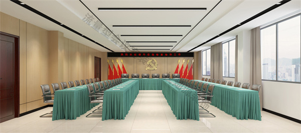 中建西部南寧會(huì)議室餐廳設(shè)計(jì)裝修案例-燦源裝飾