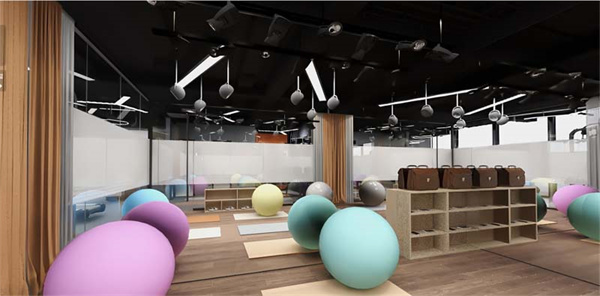 健身會(huì)所設(shè)計(jì)裝修效果圖—燦源裝飾 健身會(huì)所設(shè)計(jì)裝修效果圖—燦源裝飾