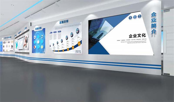 南寧企業(yè)展廳設(shè)計裝修案例賞析—燦源裝飾