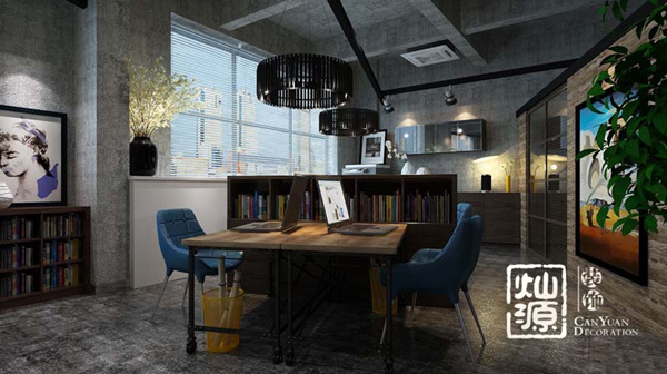 工業風辦公室設計裝修效果圖—燦源裝飾 工業風辦公室設計裝修效果圖—燦源裝飾