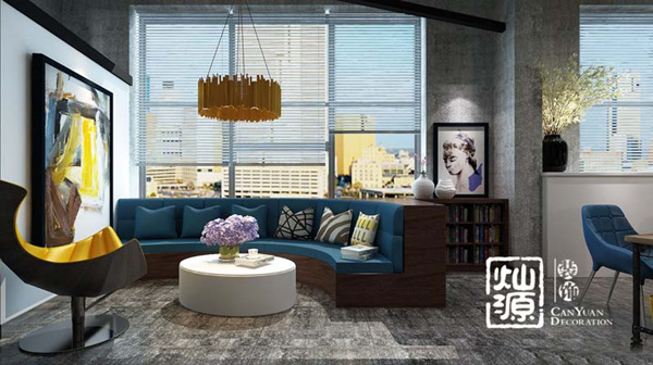 工業風辦公室設計裝修效果圖—燦源裝飾 工業風辦公室設計裝修效果圖—燦源裝飾