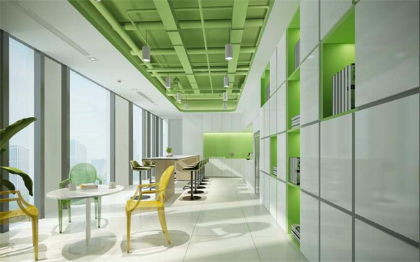 多色分區(qū)辦公室設(shè)計(jì)裝修效果圖看這里!—燦源裝飾